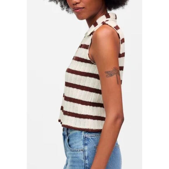 Madewell Crochet-Knit V-Neck Sweater Vest Size S NWT - Picture 7 of 7